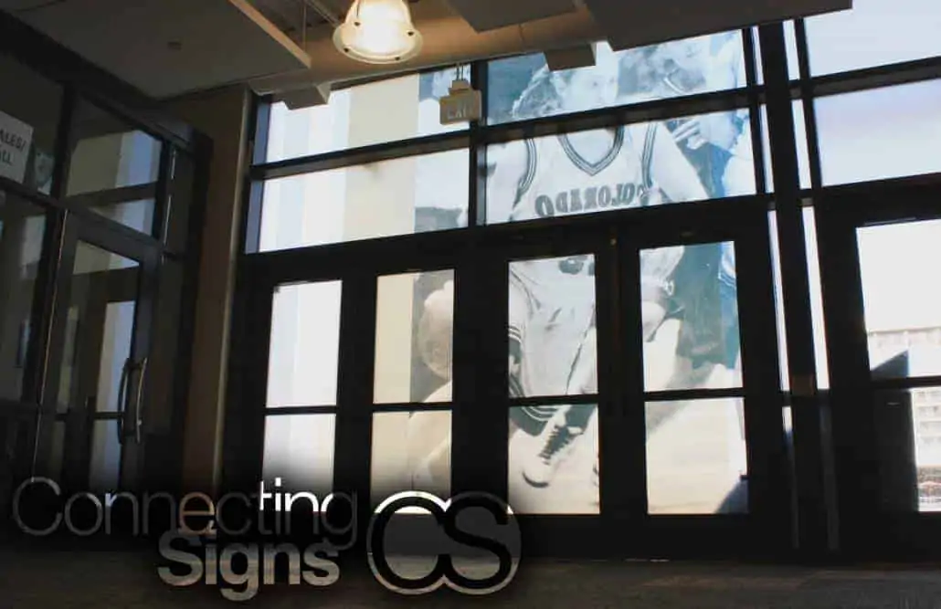 custom frosted window graphics