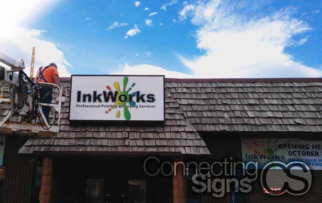 Ink Works printing and copying services store logo