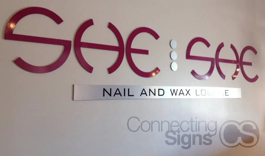 nail salon logo sign
