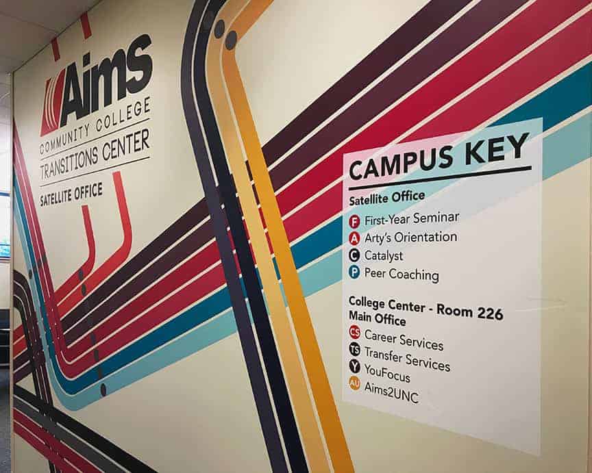Aims community college wall design