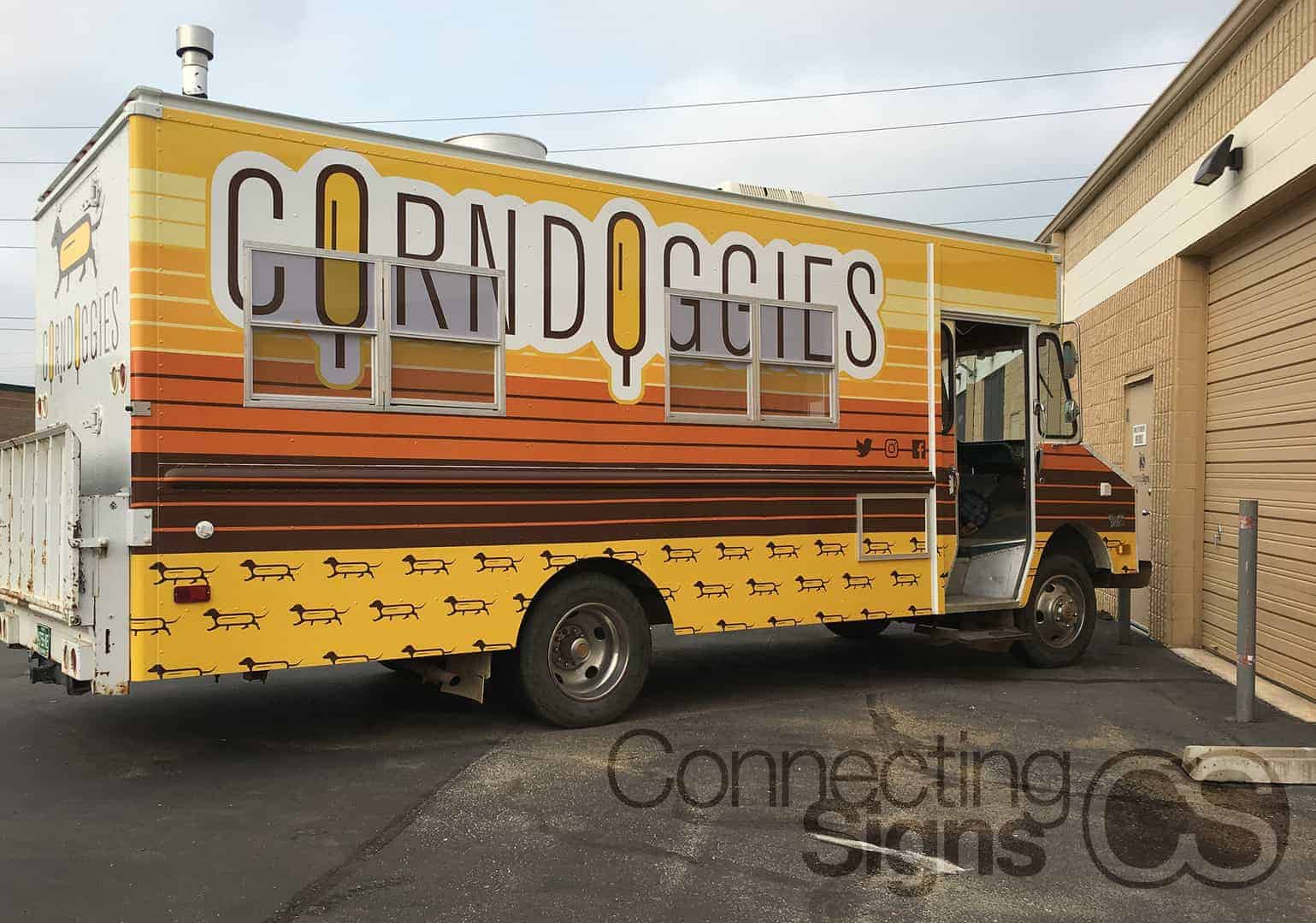 Food truck Wrap - Connecting Signs