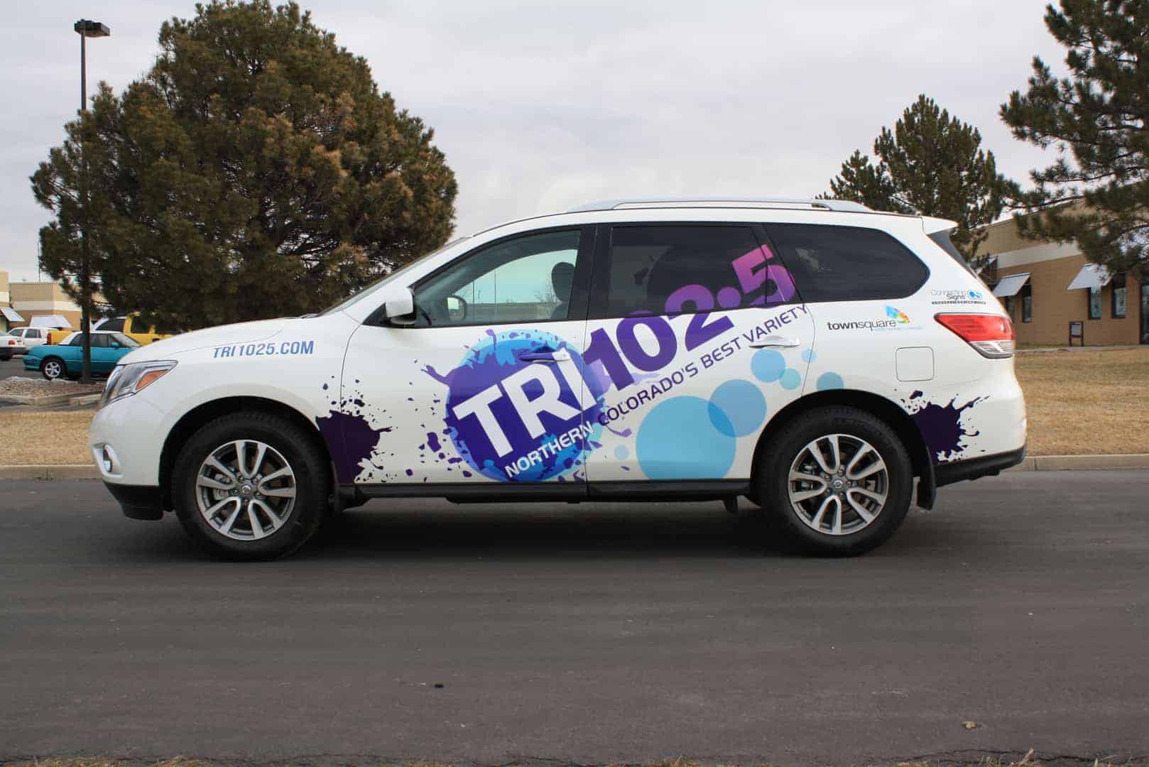 Previous logo design and full vehicle wrap