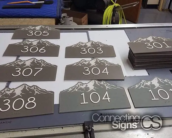 Acrylic ADA signs - Connecting Signs