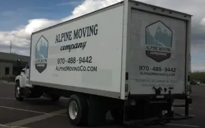 Box Truck Graphics that work for Alpine Moving in Fort Collins!