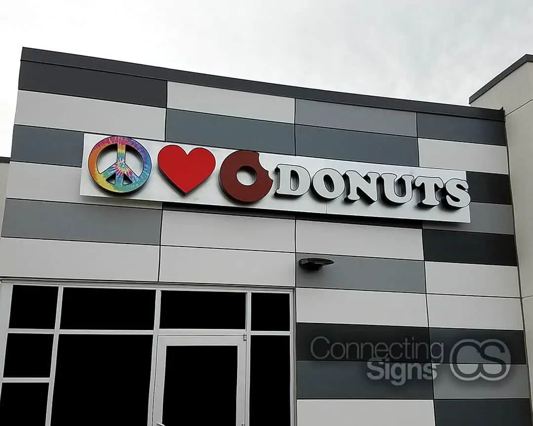 channel letters and logo - Connecting Signs