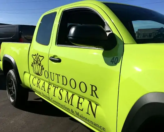 color change work truck wrap