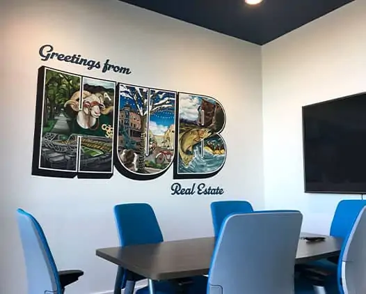 conference room wall graphic