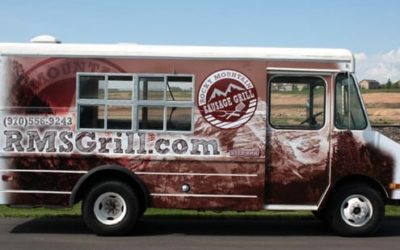 Food Truck graphics for Rocky Mountain Sausage Grill in Fort Collins
