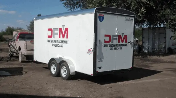 Utility trailer graphics for a satisfied client