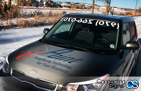 Use vehicle wrap design to drive the message home - Connecting Signs
