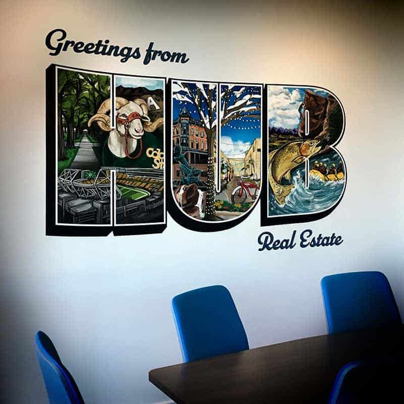 meeting room wall graphic