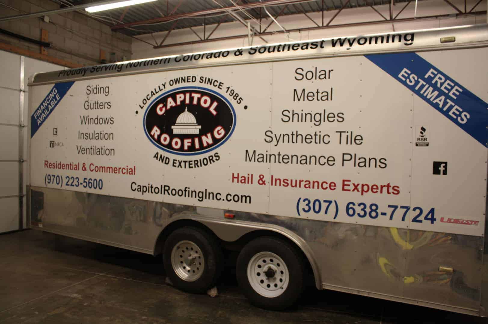 utilty trailer wraps and graphics will make your business stand out