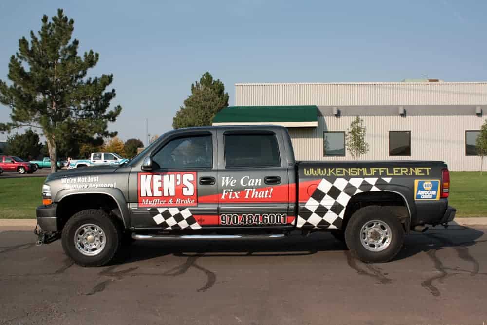 Truck Wrap - Advertising Graphics - Signage Company - Connecting Signs - Fort Collins