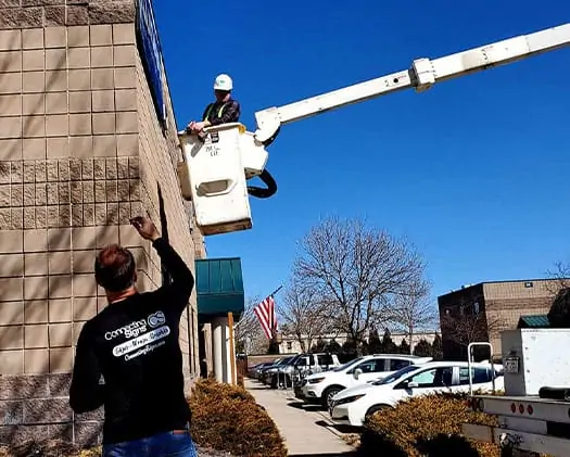 exterior sign removal