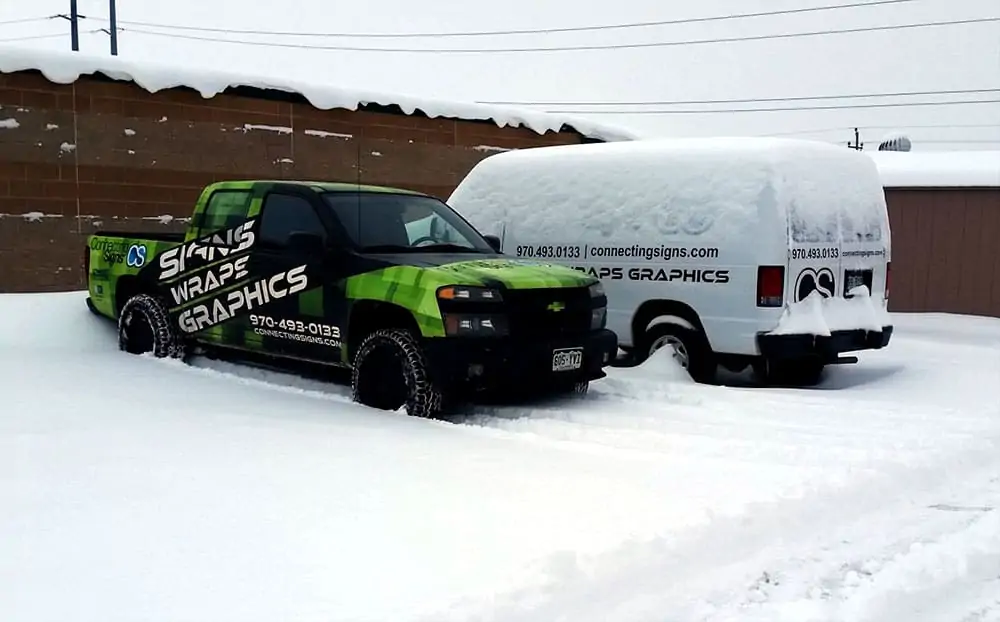 truck graphics winter weather
